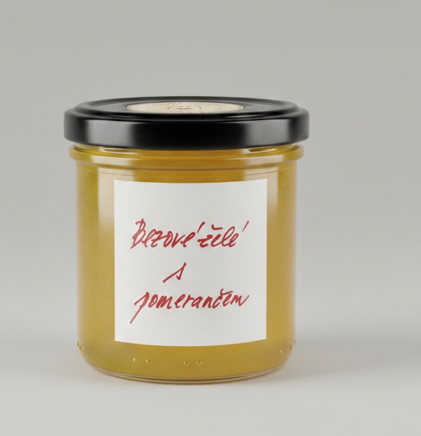 Bezové želé s pomerančem