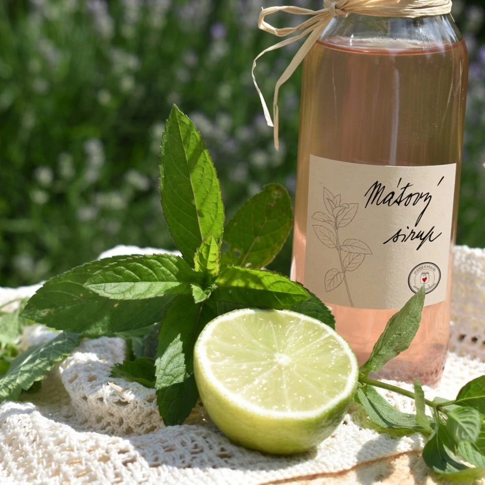 Mátový sirup